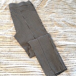 Takara Checked Trousers Black and White Women’s Size Large